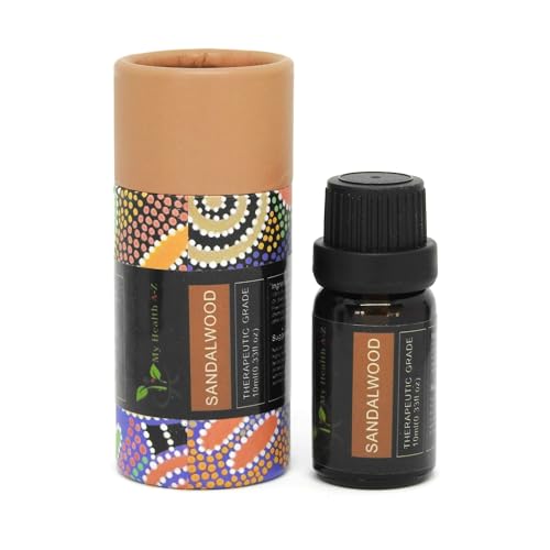 My Health A-Z Sandalwood Essential Oil, Organic 10ml (Santalum Album) Extracted My Health A-ZBuy Supplements Australia