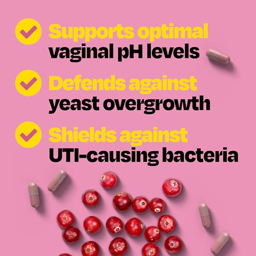 Cystex 3-in-1 Urinary Tract Probiotic for Women - Fast-Acting UTI & Yeast Infection Support with Prebiotics, Probiotics, & Cranberry - Supports Vaginal pH & Flora Balance - 30 Capsules CystexBuy Supplements Australia