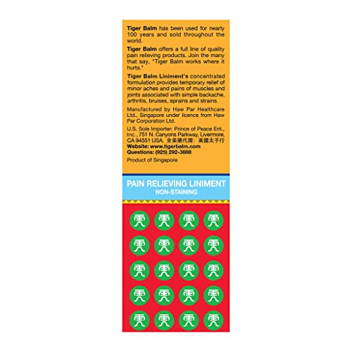 TIGER BALM LINIMENT, 2 Fl Oz (Pack of 2) Tiger BalmBuy Supplements Australia