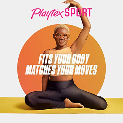 Playtex Sport Tampons, Regular Absorbency, Fragrance-Free - 48ct (Packaging May Vary) PLAYTEXBuy Supplements Australia