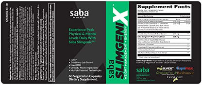 Saba SlimGenix -Energy, Weight Management, Appetite Control, Focus, Fat Burner SabaBuy Supplements Australia