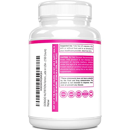 Vaginal Moisturizer & Vaginal Dryness Supplement (150 Capsules) Support Vaginal Wetness & Health DORADO NUTRITIONBuy Supplements Australia