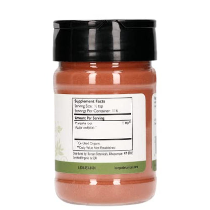 Banyan Botanicals Manjistha Powder, Spice Jar - USDA Organic - Rubia cordifolia - Cleanses Banyan BotanicalsBuy Supplements Australia