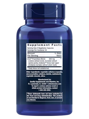 Life Extension Women's Bladder Support – for Bladder Health and Normal Urinary Frequency – Horsetail, Lindera and Three-Leaf Caper Extracts – Non-GMO – Gluten Free — 60 Vegetarian Capsules Life ExtensionBuy Supplements Australia