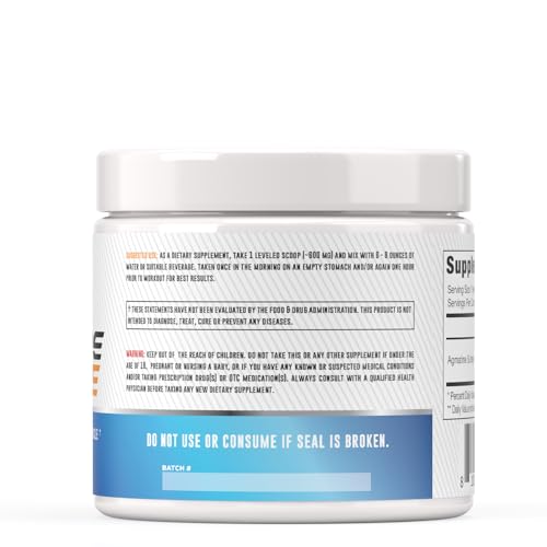 Muscle Empire Agmatine Sulfate Powder - Enhanced Nitric Oxide Production & Lean Muscle Growth Support - 250 Grams