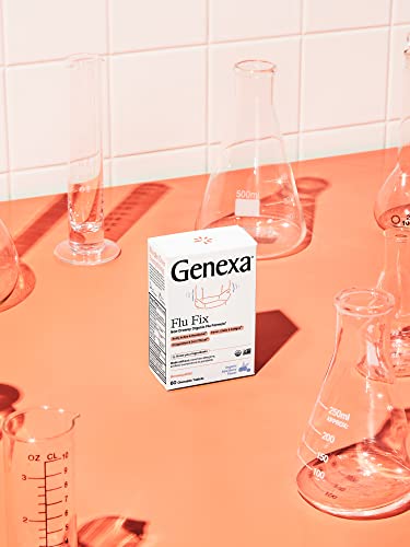 Genexa Flu Fix - 60 Tablets - Multi-Symptom Flu Remedy - Organic, Gluten Free & Non-GMO - Homeopathic GenexaBuy Supplements Australia