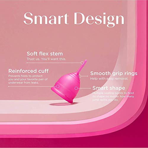 Saalt Teen Menstrual Cup - Best Sensitive Reusable Cup - Wear for 12 Hours - Tampon and Pad Alternative saaltBuy Supplements Australia