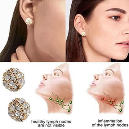 Dorina Ear Acupressure Magnetherapy Detoxi Earrings Set,Magnetic Lymphatic Cubic Zirconia AtiptuBuy Supplements Australia