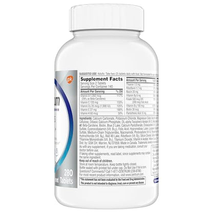 Centrum Minis Silver Multivitamin for Men 50 Plus, Multivitamin/Multimineral Supplement, Vitamin D3, B-Vitamins and Zinc, Non-GMO Ingredients, Supports Memory