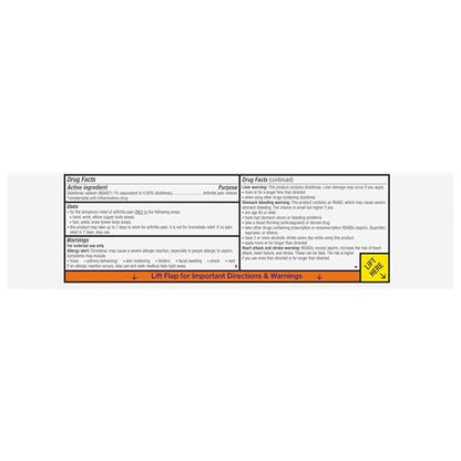 Voltaren Arthritis Pain Relief Gel, Diclofenac Sodium, 1% (NSAID), Clinically Proven Powerful Pain Reliever with Easy Open Flip Top Cap, No Prescription Needed, 5.3oz VoltarenBuy Supplements Australia