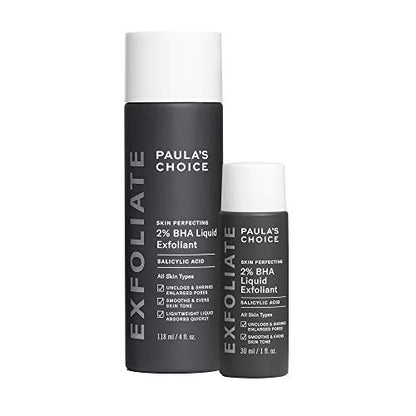 Paula's Choice Skin Perfecting 2% BHA Liquid Salicylic Acid Exfoliant Duo Paula's ChoiceBuy Supplements Australia