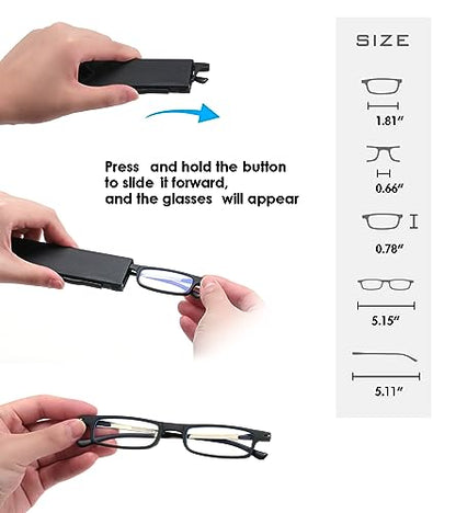 SKYOAK Ultra thin Lightweight Folding Reading Glasses Women Men TR90 Blue Light Blocking SKYOAKBuy Supplements Australia