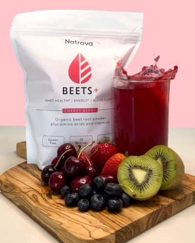 Natrava Beets+ | Organic Beet Root Powder, Vitamins, and Prebiotics | Supports Healthy NatravaBuy Supplements Australia