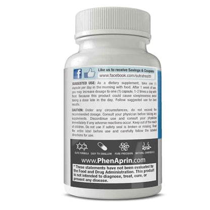 PhenAprin XR Maximum Strength Appetite Suppressant Diet Pills - 2-Pack, Metabolism Boosting SutraHealthBuy Supplements Australia