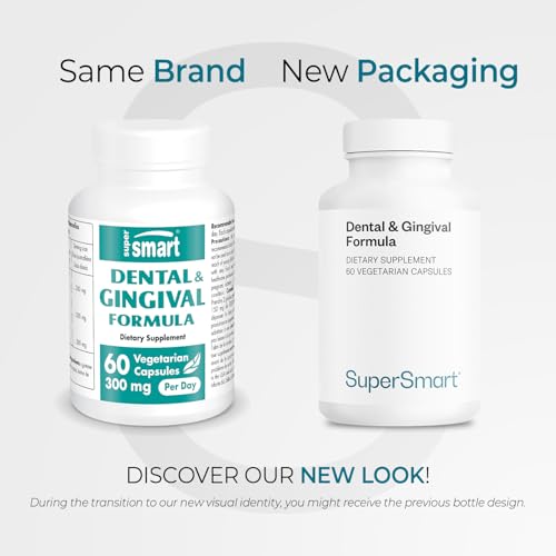 Supersmart - Dental & Gingival Formula (Patented) - Oral Care Supplement - with TEES-10 | Non-GMO & Vegan - 60 Vegetarian Capsules SupersmartBuy Supplements Australia
