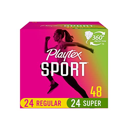 Playtex Sport Tampons, Multipack (24ct Regular/24ct Super Absorbency) PLAYTEXBuy Supplements Australia