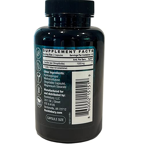 BUCKLEBURY Zeolite Micronized Smart Mineral Capsules - Supports Detox, Immune BUCKLEBURYBuy Supplements Australia