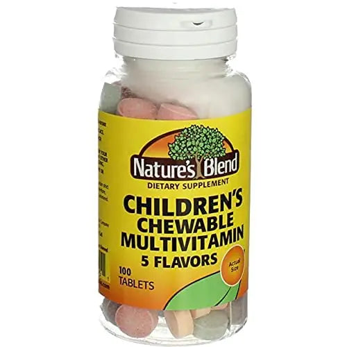 NAT B CHILDRENS CHEWABLE 100 Nature's Blend