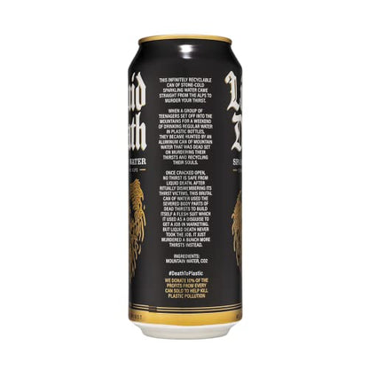 Liquid Death Sparkling Mountain Water, 16.9 oz Tallboys (18-Pack) Liquid DeathBuy Supplements Australia