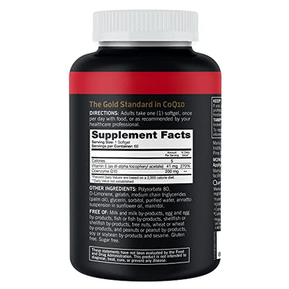 Qunol CoQ10 200mg Softgels, Ultra CoQ10 - Ultra High Absorption Coenzyme Q10 Supplem QunolBuy Supplements Australia