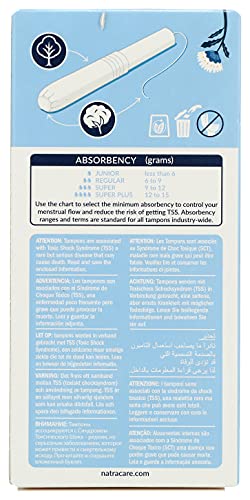 Natracare Organic Cotton Super Tampons with Cardboard Applicator, Plastic Free, Chlorine Free NATRACAREBuy Supplements Australia