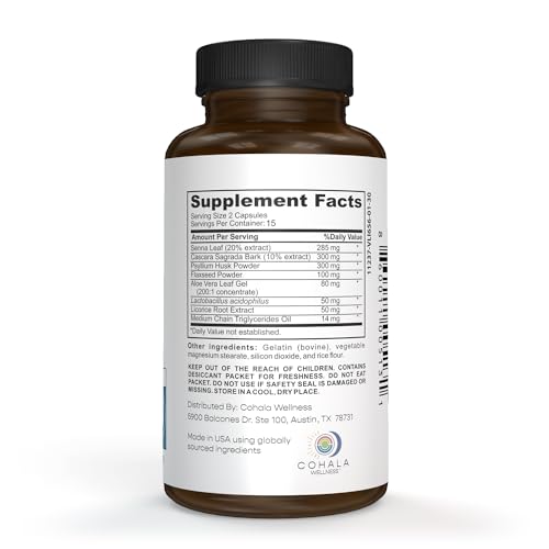 COHALA WELLNESS The Cleanse - 15 Day Prebiotics Colon Cleanser & Detox Fiber Supplement COHALA WELLNESSBuy Supplements Australia