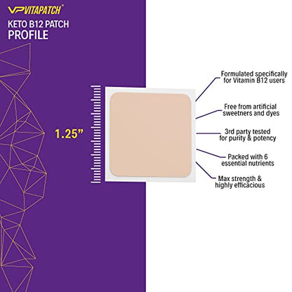 VitaPatch Keto Patch with B12 Methylcobalamin and Vitamin Guarana B12 Patch for Energy VitaPatchBuy Supplements Australia