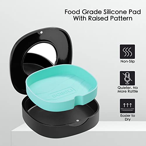2 Pack Retainer Case with Vent Holes, Mirrors,Compatible with Invisalign,Night Guards DoboliBuy Supplements Australia