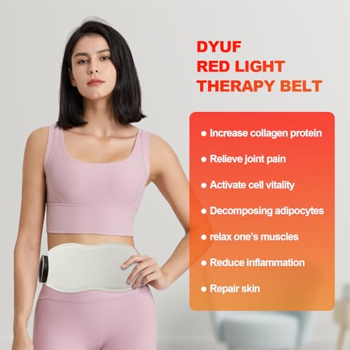 Red Light Therapy Belt Vibrating for Muscle Recovery and Pain Relief DYUFBuy Supplements Australia