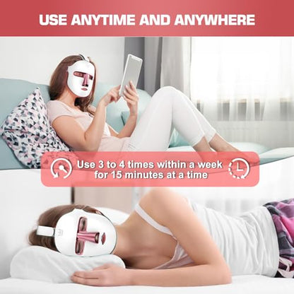 Red Light Therapy M-Ask Red Light Facial M-Ask Red Light Therapy for Face 7-1 Colors Light for Face Home Use LORICKBuy Supplements Australia