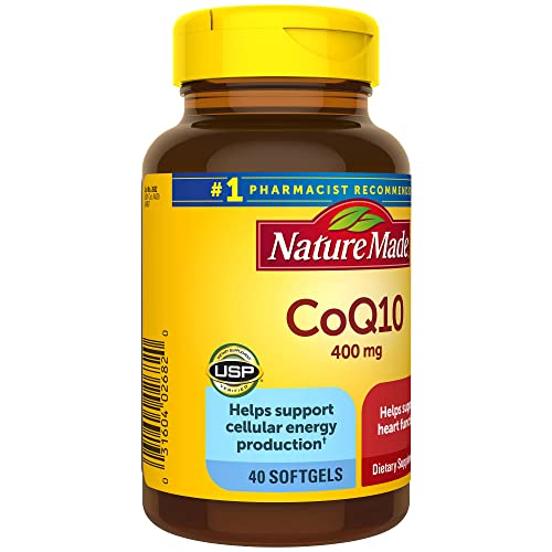 Nature Made CoQ10 400mg, Dietary Supplement for Heart Health Support, 40 Softgels Nature MadeBuy Supplements Australia