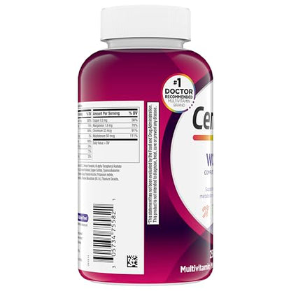 Centrum Multivitamin for Women, Multimineral Supplement with Iron, Vitamin D3, B Vitamins and Antioxidant Vitamins C and E, Gluten Free