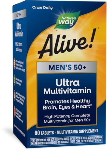 Nature's Way Alive! Men’s 50+ Daily Ultra Potency Complete Multivitamin Nature's WayBuy Supplements Australia