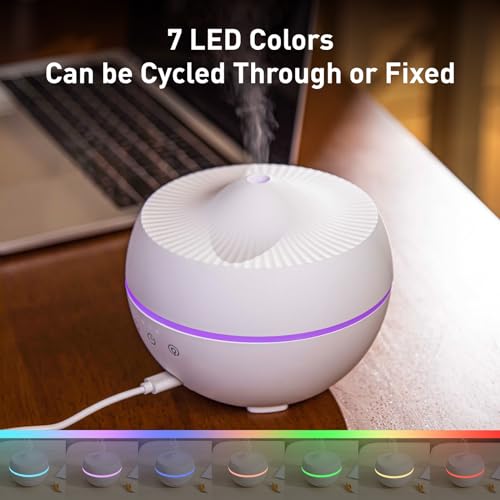 Essential Oil Diffuser, 300ML Quiet Premium Humidifier, Natural Home Fragrance Aroma Diffuser ColoblesBuy Supplements Australia