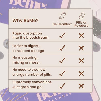Be Healthy 3-in-1 Liquid Probiotics for Women and Men - Vitamin C, Zinc, Elderberry BeMeBuy Supplements Australia