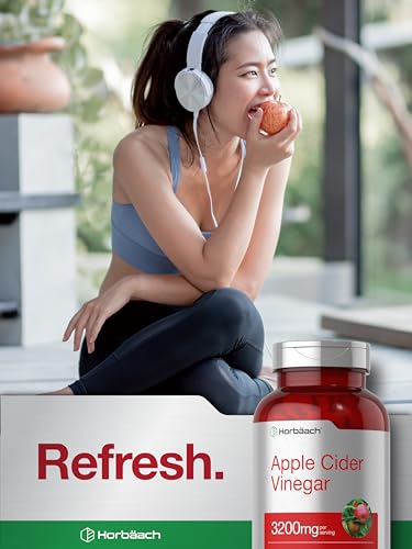 Apple Cider Vinegar Tablets 3200mg | 180 Pills | Vegetarian, Non-GMO & Gluten Free Supplement HorbäachBuy Supplements Australia