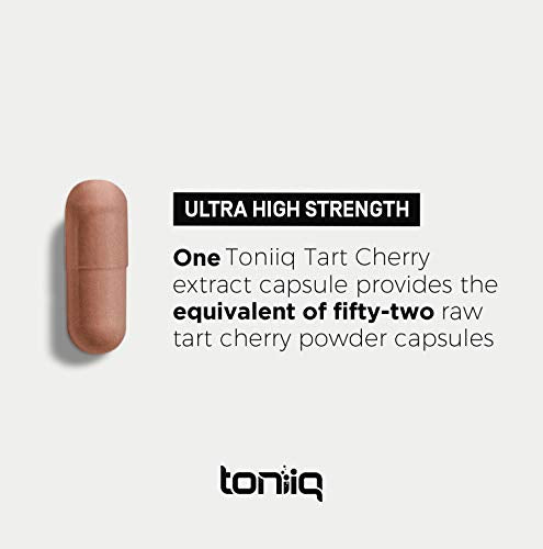 Toniiq Ultra High Strength Tart Cherry Capsules - 52,000mg 52x Concentrated Extract ToniiqBuy Supplements Australia