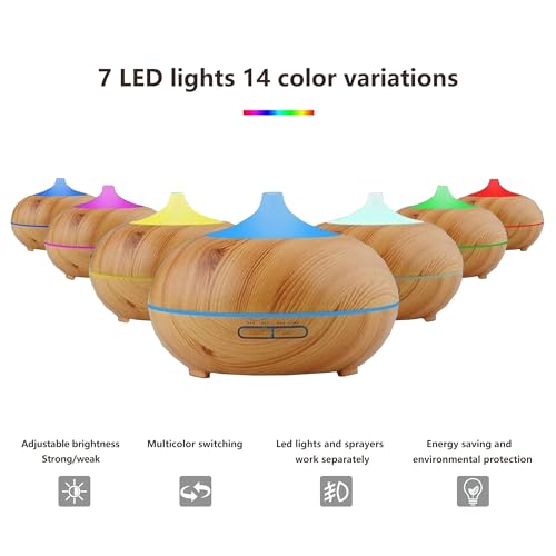 Essential Oil Diffuser, Aromatherapy humidifier, ultrasonic Cold Mist humidifier, 4 Timing Settings TinasChoiceBuy Supplements Australia