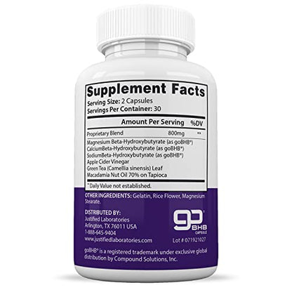 (5 Pack) Trim Life Labs Keto Pills Includes Apple Cider Vinegar Patented goBHB® Exogenou Justified LaboratoriesBuy Supplements Australia