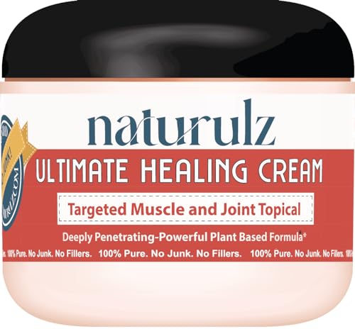 Naturulz Ultimate Healing Cream 4 Ounce Fast-Acting Topical for Backs, Knees, Shoulders, Muscles NaturulzBuy Supplements Australia