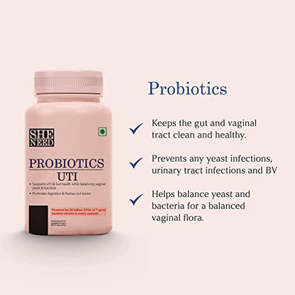 Vishopy, Track UTI PROBIOTICS Supplement for Men Women – 20 Billion CFUs with 7 Strains VishopyBuy Supplements Australia