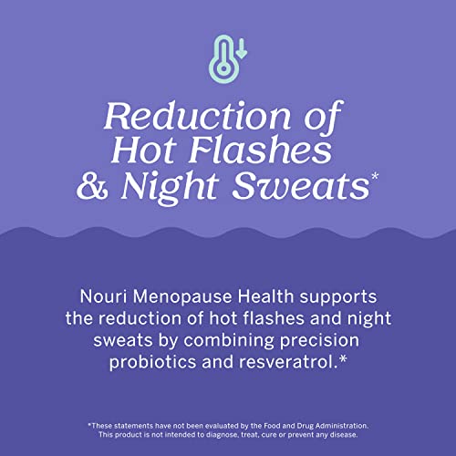 Nouri Menopause Health Probiotic, Menopause Relief for Women - Resveratrol Capsules NouriBuy Supplements Australia