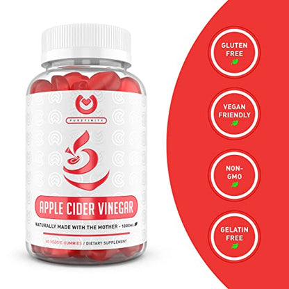 PUREFINITY Apple Cider Vinegar Gummies – Raw, Natural, Unfiltered ACV from The Mother PUREFINITYBuy Supplements Australia