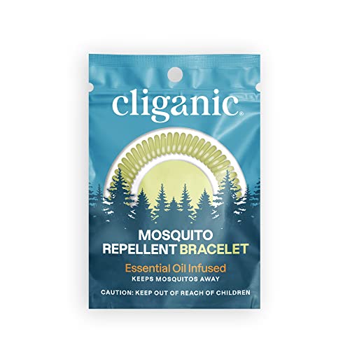 Cliganic 25 Pack Mosquito Repellent Bracelets, DEET-Free Bands, Individ CliganicBuy Supplements Australia