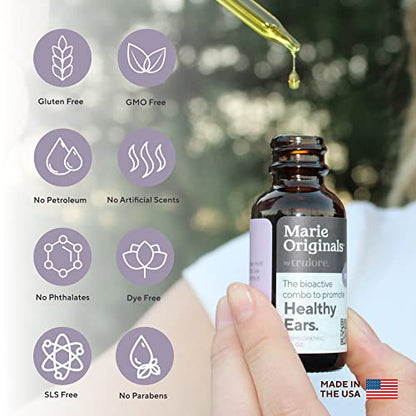 Marie Originals Organic Ear Oil for Ear Infections All Natural Eardrops Marie OriginalsBuy Supplements Australia