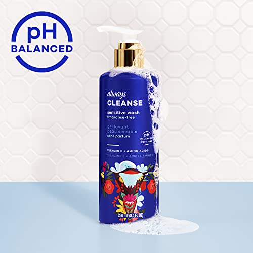 Always Cleanse Feminine Intimate Wash For Women, Ph Balanced For Sensitive Skin, Fragrance-Free AlwaysBuy Supplements Australia