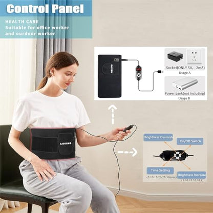 RJOYBAO Red Light Therapy Infrared Light Therapy Belt for Body,Red Light Therapy lamp RJOYBAOBuy Supplements Australia