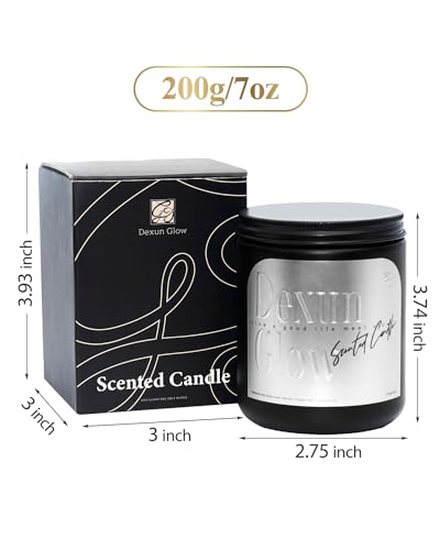 Aromatherapy Candle, Handcrafted with Natural Soy Wax and Essential Oils for Home Scented Dexun GlowBuy Supplements Australia