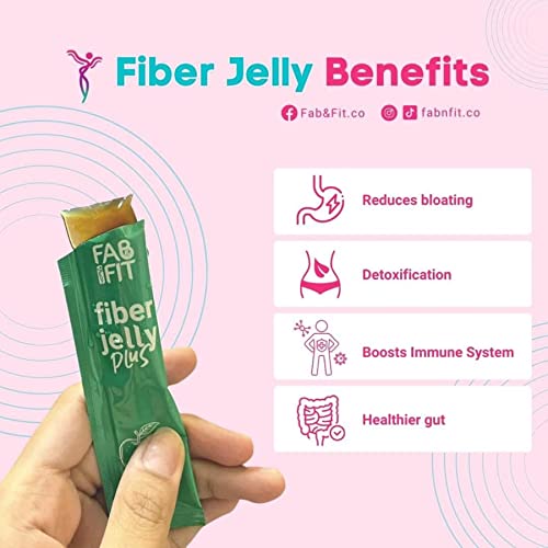 Fab and Fit Fiber Jelly Plus Melon, 10 Sachets Fab FitBuy Supplements Australia