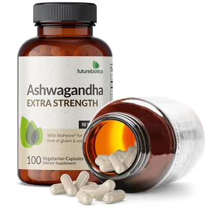Futurebiotics Ashwagandha Extra Strength Stress & Mood Support with BioPerine FuturebioticsBuy Supplements Australia